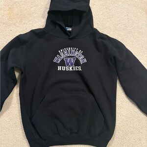 University of Washington Huskies Black Hoodie